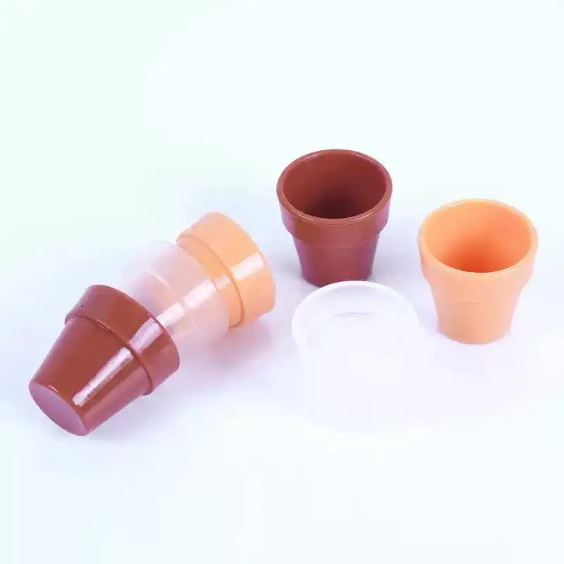 Miniatuur Bloem Hars Potten Klei Planter Terracotta Poppenhuis Accessoires Fairy Tuin Potten Mini Bloempotten Plantenbakken 10 stk/partij