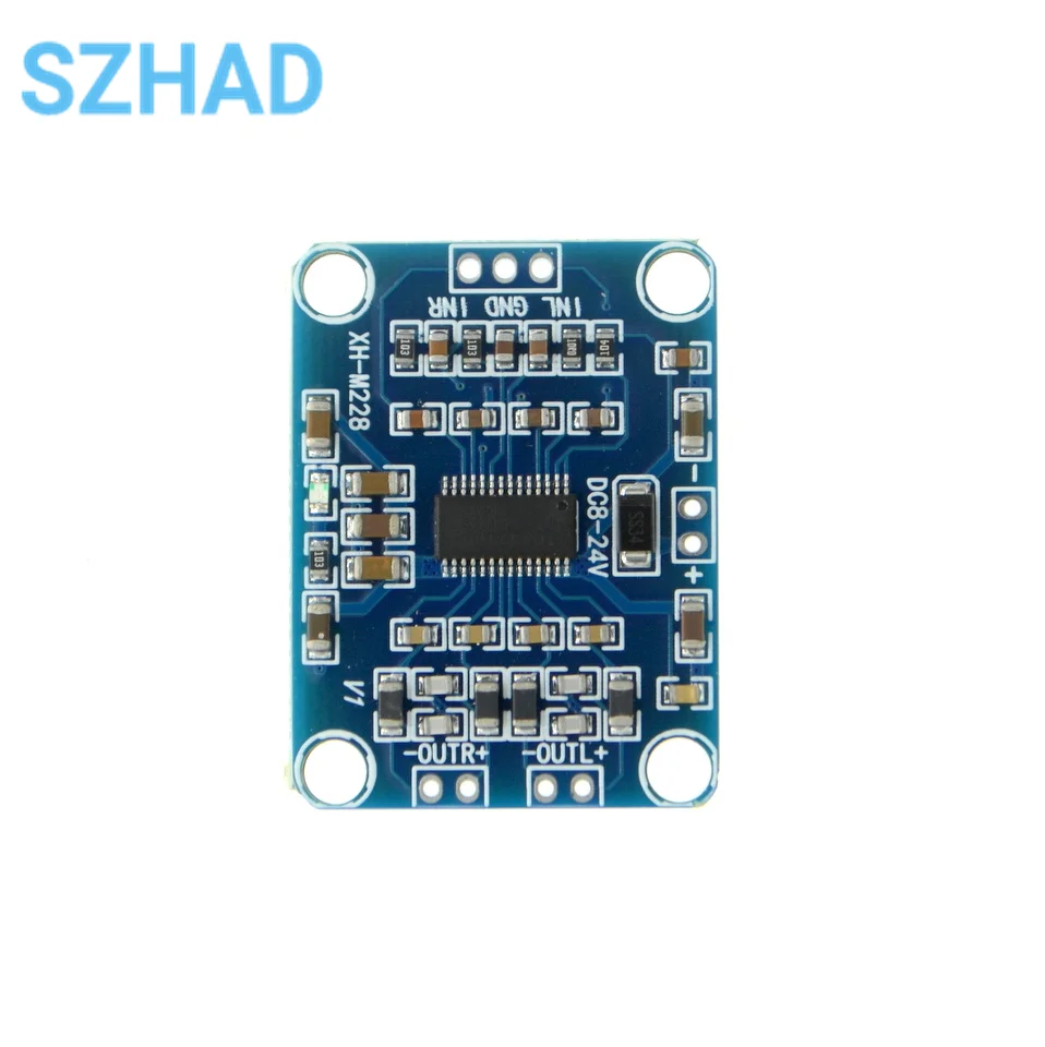 Плата цифрового усилителя звуковой стереосистемы 2X15W, миниатюрный бинауральный модуль, дБ, постоянный ток 8-18 в, модуль TPA3110