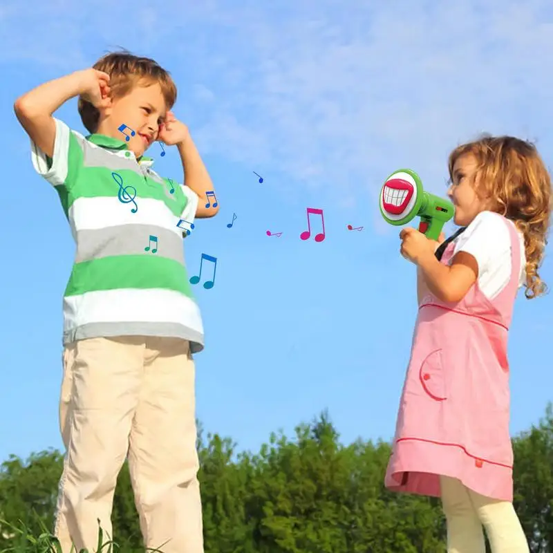 Juguete cambiador de voz para niños, megáfono de transformación de voz para niños, Modulador de voz con 6 efectos de sonido diferentes, Cosplay