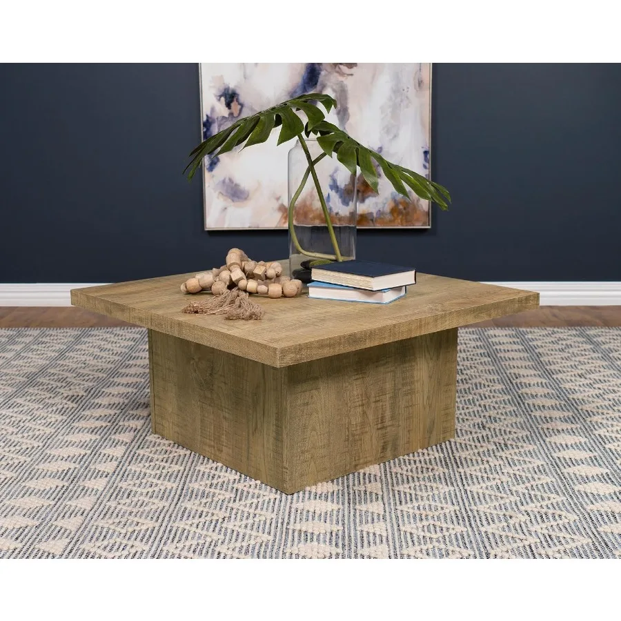 Coaster Devar 35.5-Inch Living Room Square Coffee Table, 708068