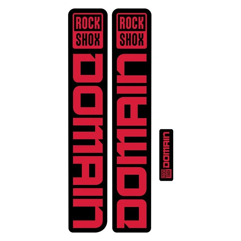 Rockshox DOMAIN MTB Front Fork Sticker Mountain Road Bike Front Fork Decals Cycling Waterproof Decorative Bicycle Accessories