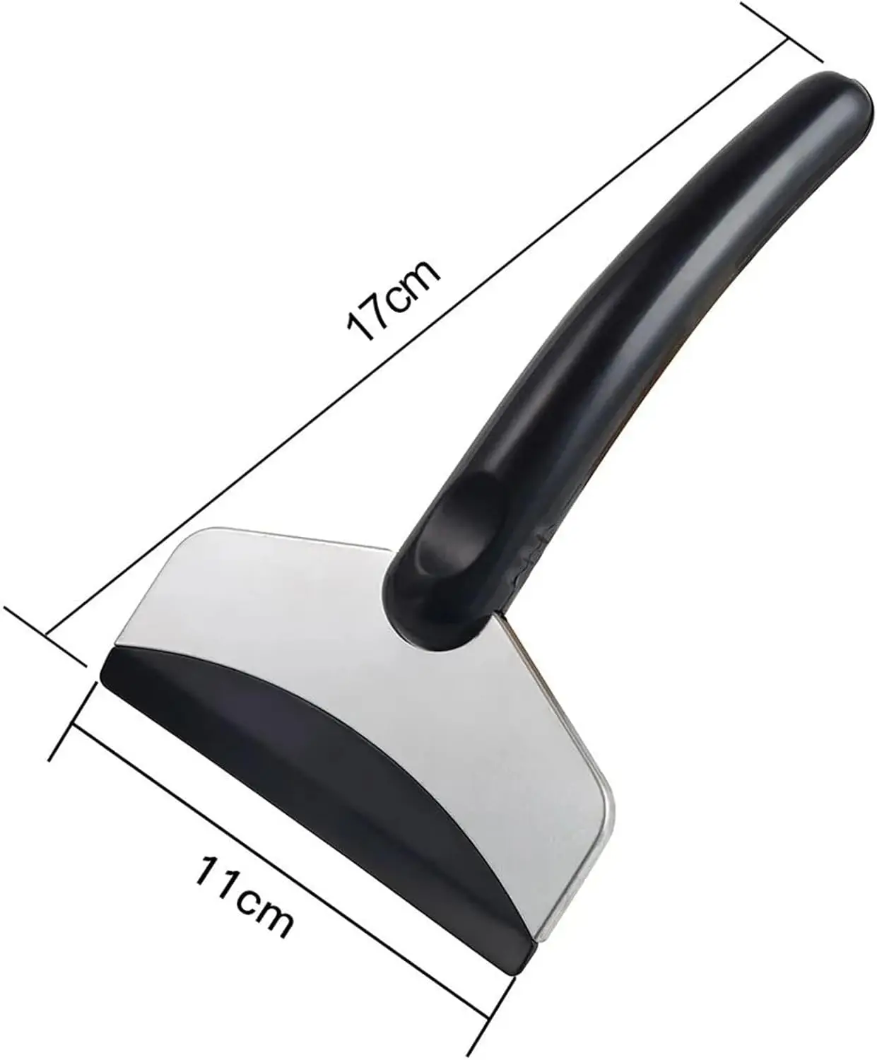 Car Ice Scraper Snow Removal Shovel Windshield Glass Defrost Removal Automotive Winter Stainless Steel Car Accessories
