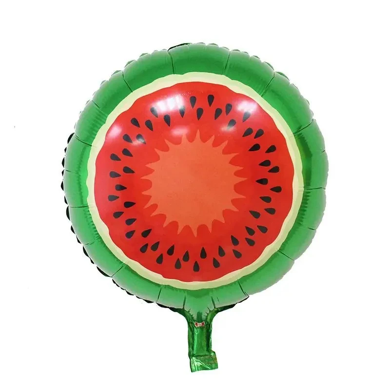 5pcs 18 inch non repeating fruit aluminum film balloon party theme decoration watermelon strawberry balloon