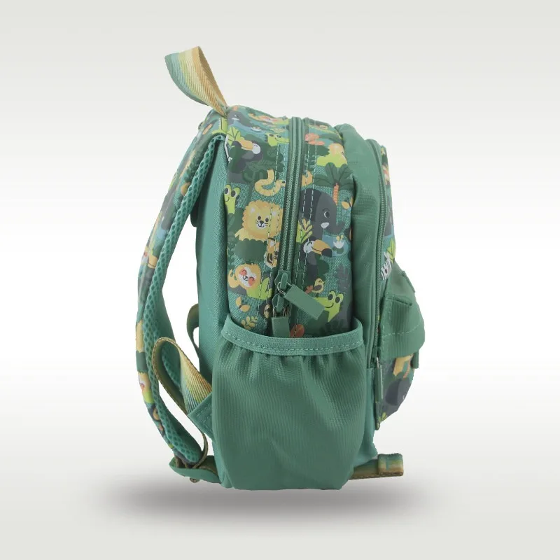 Australian Boy Green Lion Backpack Cute Cartoon Nature Travel Item Storage Backpack Mini Multifunctional Backpack Festival Gift view 5