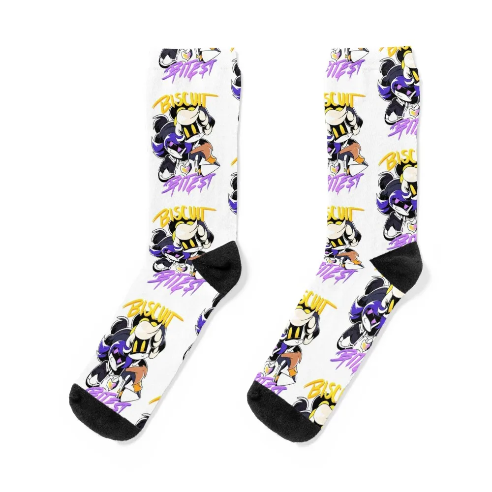 

N and Uzi BiscuitBites Socks halloween anime Socks Women's Men's