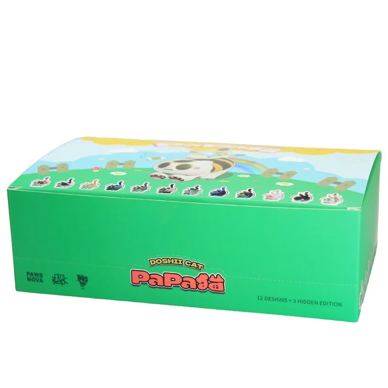 Ufficiale autentico serie DOSHIICAT papaya gatto simpatico gatto giocattolo alla moda figura scatola cieca giocattolo per bambini cartone animato regalo di compleanno