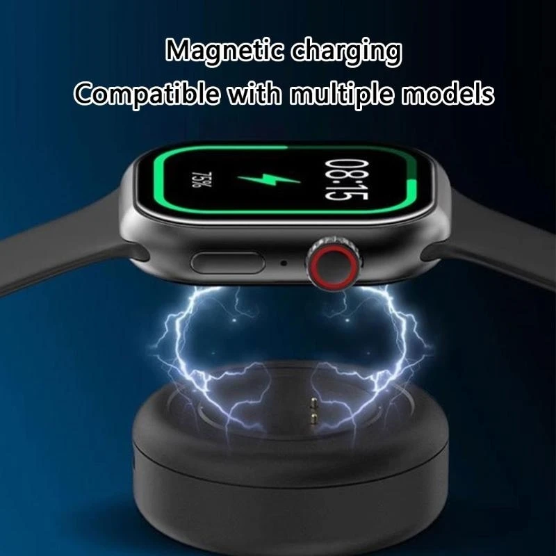 موصل مغناطيسي فعال ساعة ذكية شحن سريع شحن سلك سلك محول الطاقة مناسب لأجهزة DW99/CDS9/CD99 H05A