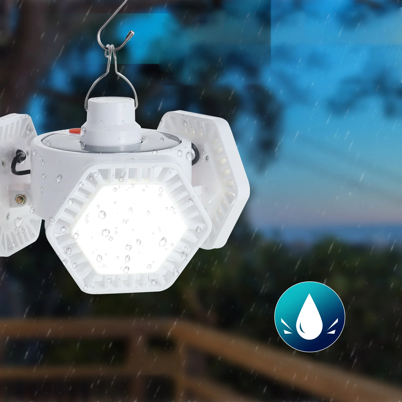 

Portable Camping Lamp Solar LED Light for Outdoor Fishing Tent Picnic Working Durable ABS Design Remote Control Bulb