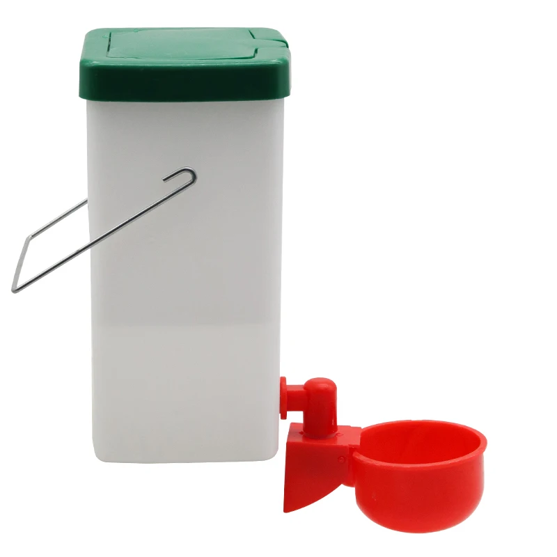 1000ml Geflügel-Automatiktränke mit Wasserbecher und Aufhängehaken für Hühner, Kaninchen, Vögel, automatische Trinkschale, Farmzubehör – Detail 2