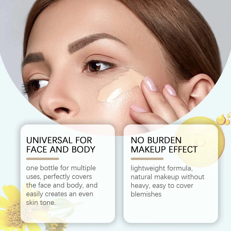 Crema Corrector cubrir manchas espinillas ojeras cobertura completa acabado base Control hidratante cara cuerpo cosméticos