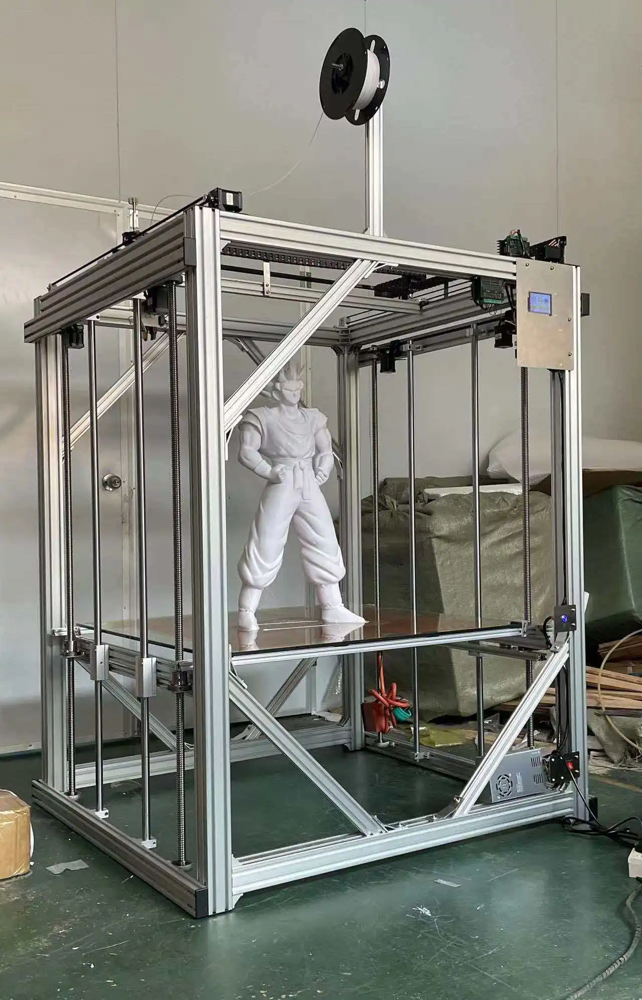 Custom-Sized High Accuracy Aluminum FDM 3D Printer PLA Auto Leveling Heated Bed Dual Extruder 1 Year Warranty Rapid Prototyping
