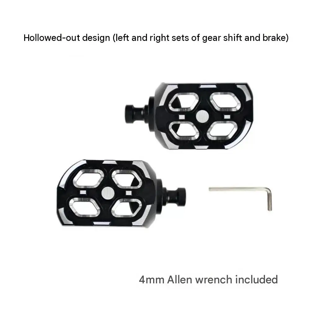 Oversized Aluminum Alloy Footpegs & Shift Lever (Front/Rear) for Benda Dark Flag 600 – 