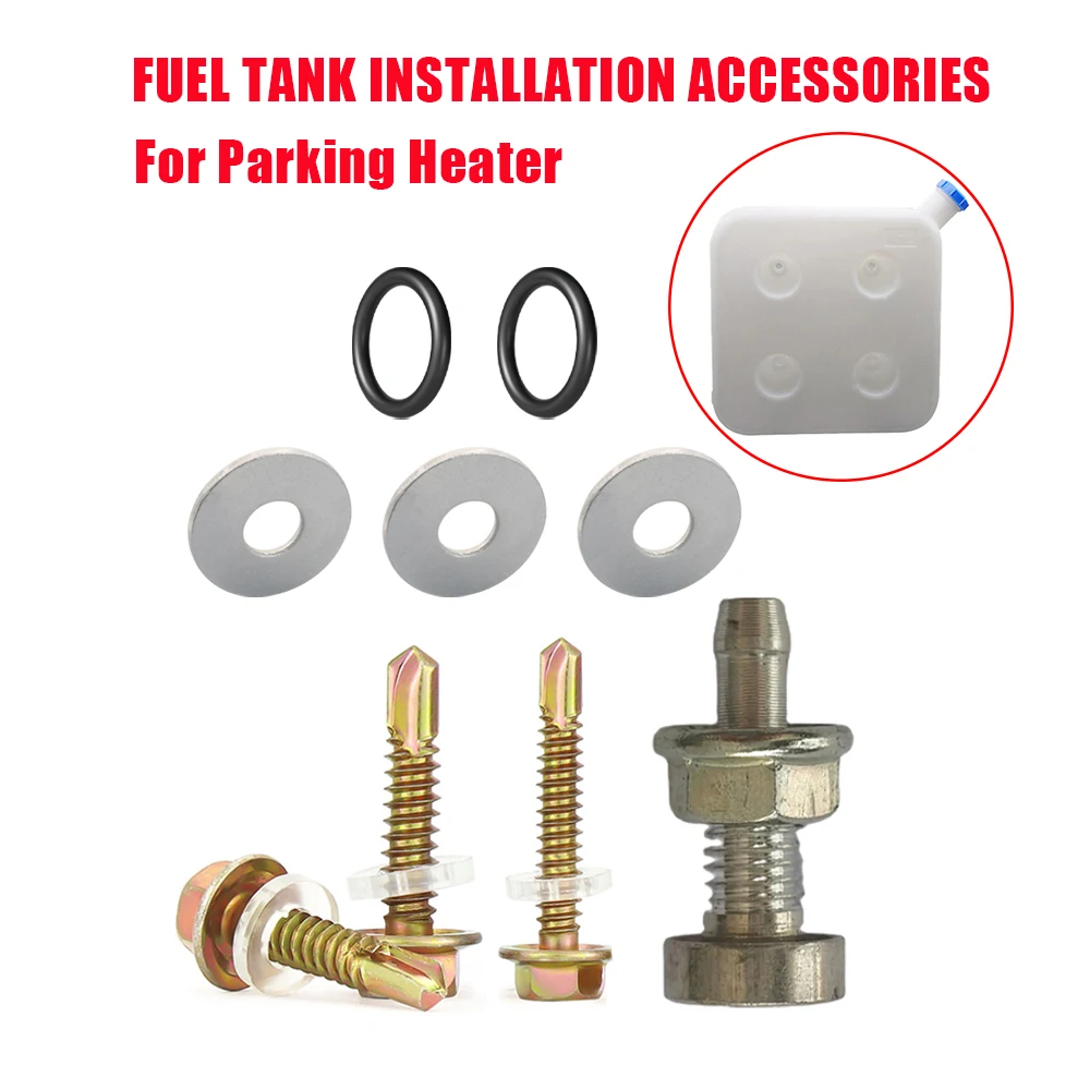

2PC Parking Heater Fuel Tank Nozzle Oil Head Truck Fuel Heating Conical Cylindrical Aluminum Oil Outlet Modification Accessories