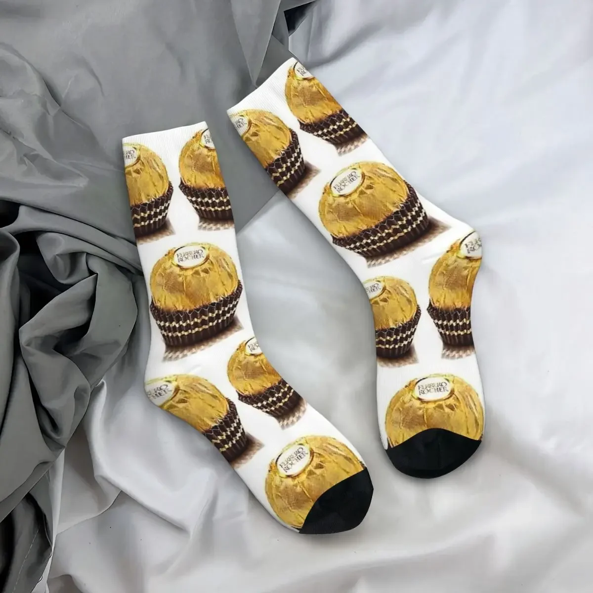 All Seasons Crew Stockings Ferrero Rocher Socken Harajuku Lange Socken für Männer und Frauen Valentinstagsgeschenke