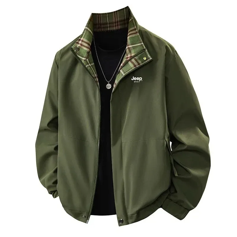

Spring Autumn Jackets New Popular Jackets Men's Trendy Versatile Work Clothes Tops High-end Spring Clothes