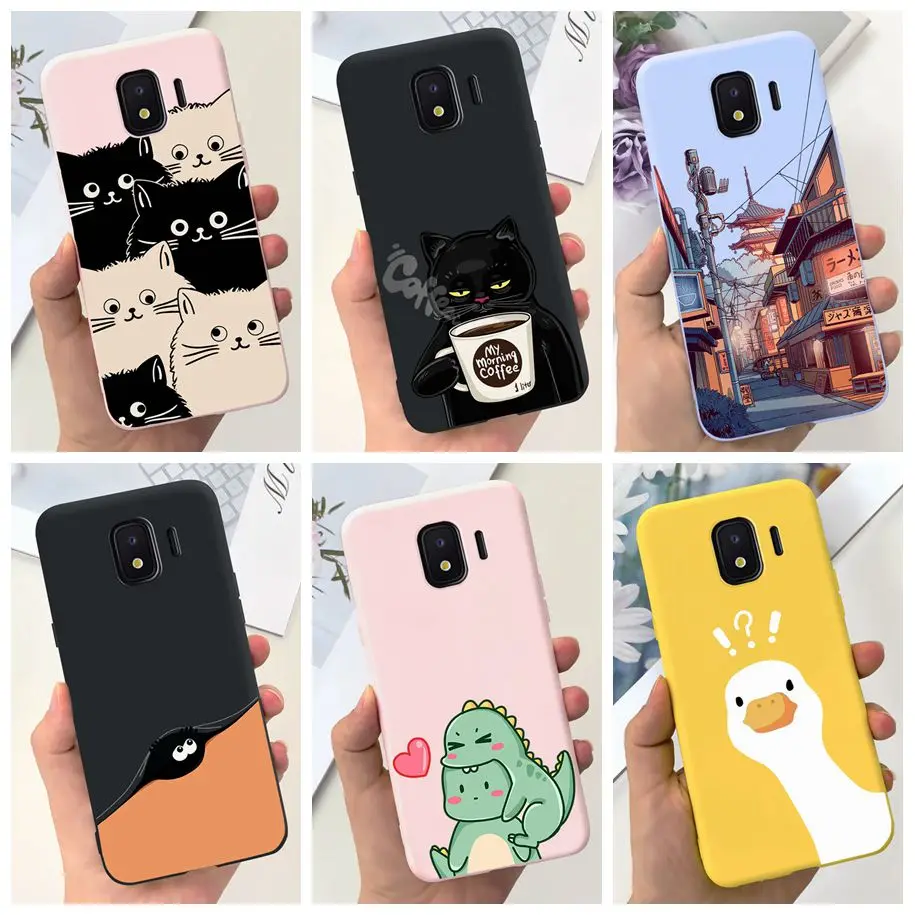 Dla Samsung Galaxy J2 Core 2018 pokrowiec SM-J260F SM-J260M Cute Cartoon odporne na wstrząsy silikonowe miękkie etui do Samsung J2 Core Capa