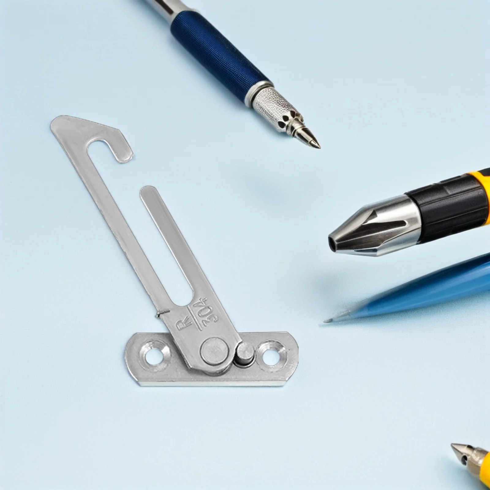 4Pcs Window Lock Safety Buckle Concealed Restrictor Child Protection Stopper Easy Install for Sliding Vertical Windows