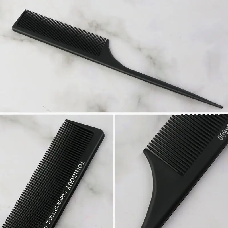 

Расческа из углеродного волокна, шип, хвост, расческа для волос, пластиковые расчески, стальная игла, инструменты для укладки волос, косметические инструменты, аксессуары для парикмахерской