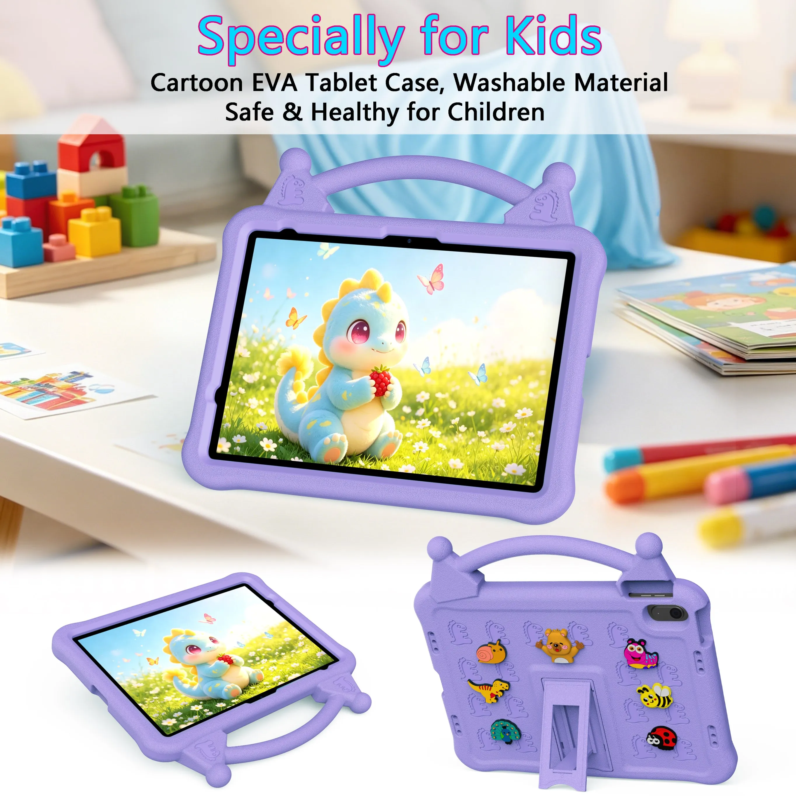 Stand EVA Case For iPad Air 13 11 5 4 3 2 1 Pro 13 12.9 11 10.5 9.7 2017 2018 A16 11th 10th 10.2 7th 8th 9th Gen. Mini A17 Pro 6
