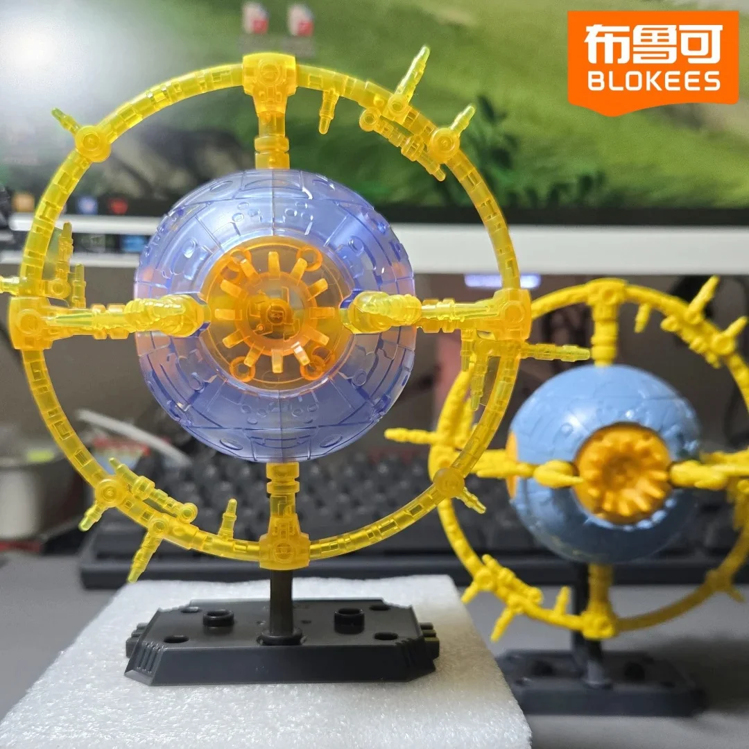 

In Stock Blokees Galaxy Version 09 Unicron Color Transparent Movable Assembled Model Toy Collectible Gifts