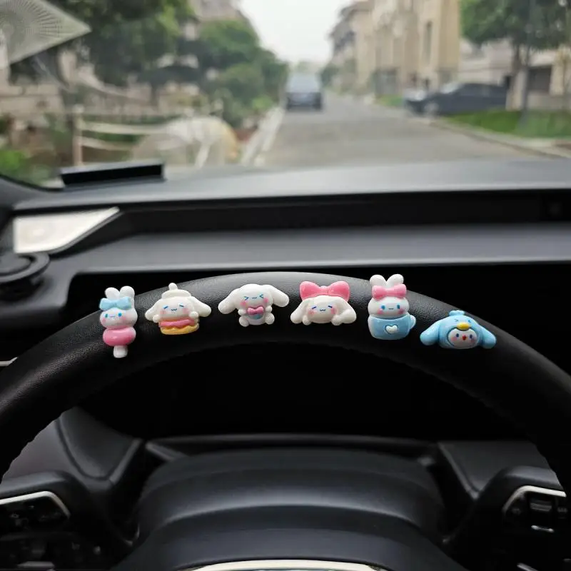 Sanrio Kawaii Anime Figure Hello Kitty Car Ornaments Car Decoration Car Dashboard Decoration Car Center Console Decoration 2024