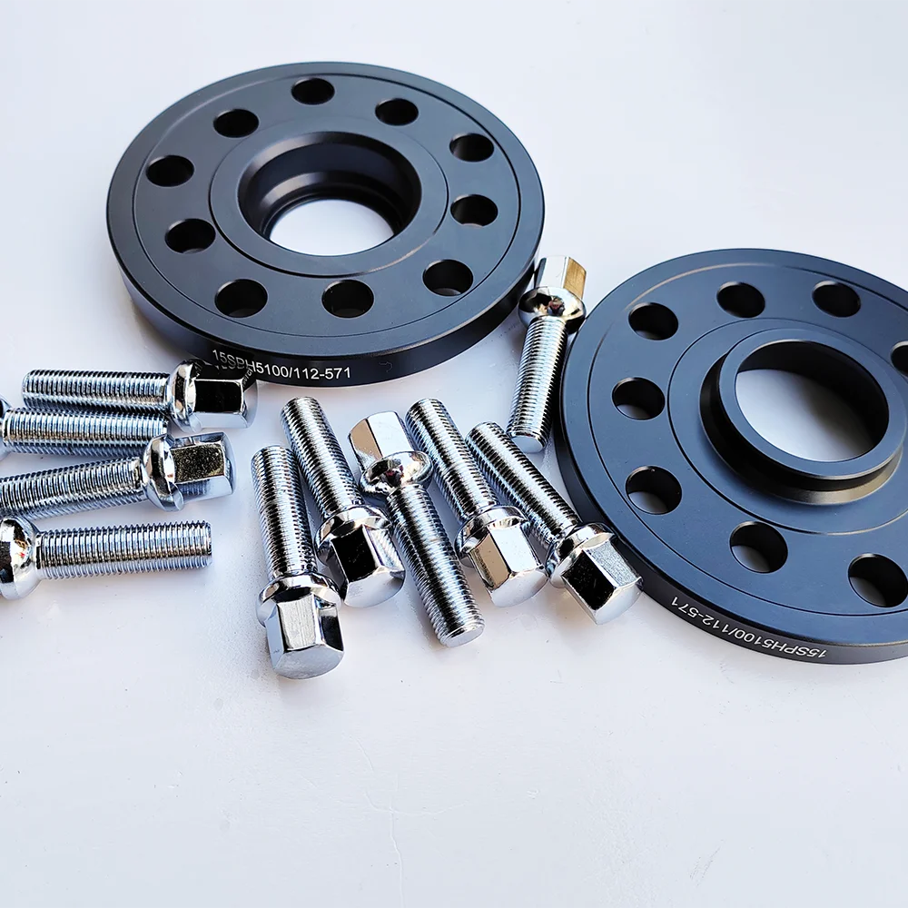 Modification Accessories 15/20mm Hubcenteric Wheel Spacer 5x100 &5x112 Cb 57.1 For Vw Golf/bora/polo/jetta With 10pcs Lug Bolts