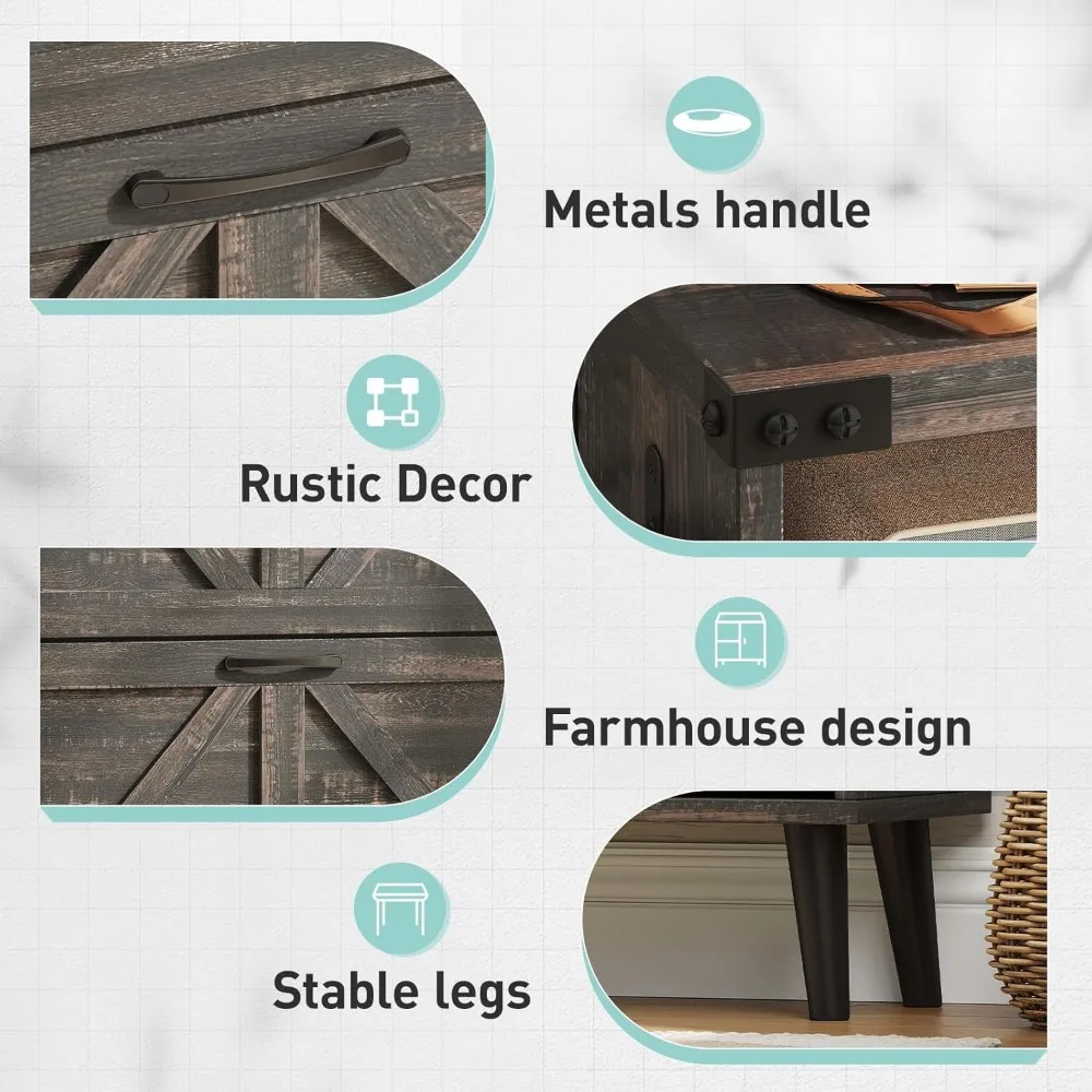 "خزانة تخزين الأحذية الضيقة القائمة بذاتها مع درجين ورفوف مفتوحة"