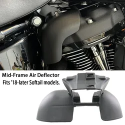 Motorcycle Heat Shield Mid-Frame Air Deflector Trim Cover For Harley Softail Breakout Street Bob Fat Bob Low Rider FXBR 2018-24