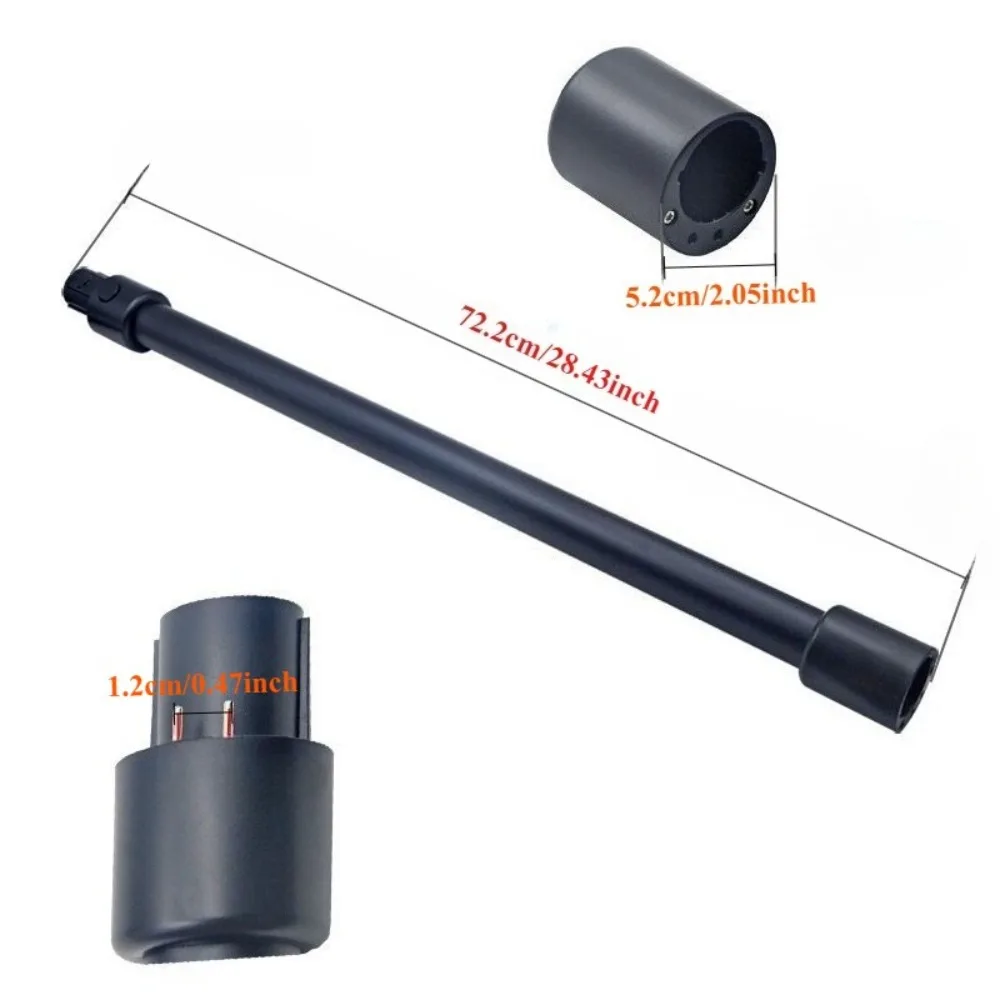 Universal Metal Conductive Tube Extension Rod for Dreame H10/T20/R20/R30/Z30/Z40/V9-V16 Vacuum Cleaners