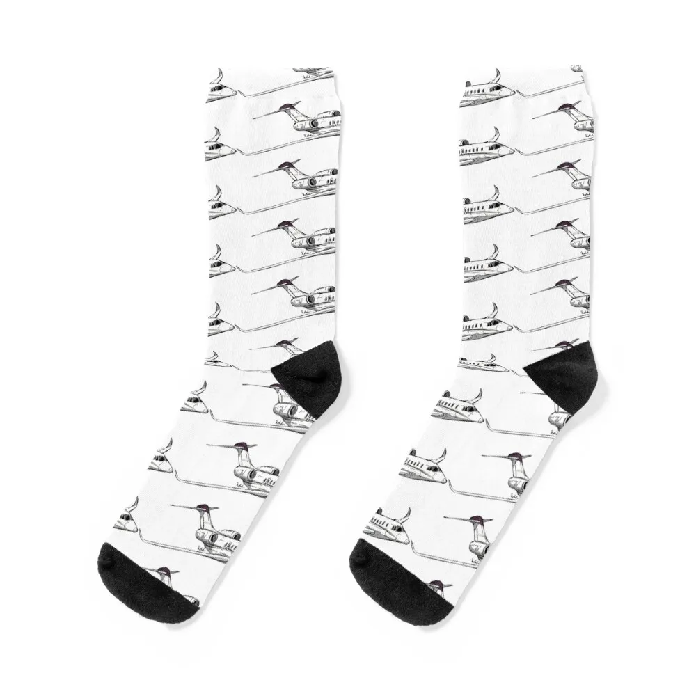 

Cessna Citation X 750 Socks moving stockings aesthetic summer sports and leisure Woman Socks Men's