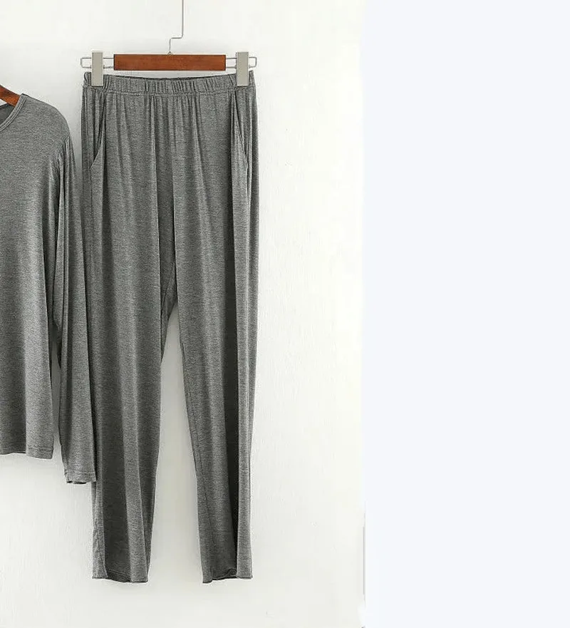 A pair of dark gray long johns