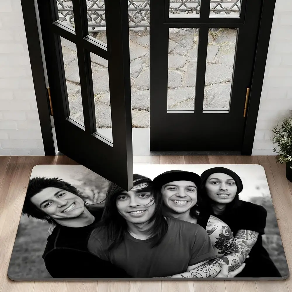 

cool P-Pierce The VeilS Floor Mat Diatom Bath Mat Absorbent Quick Dry Non-Slip TPR Backing Soft Plush Draining Rugs