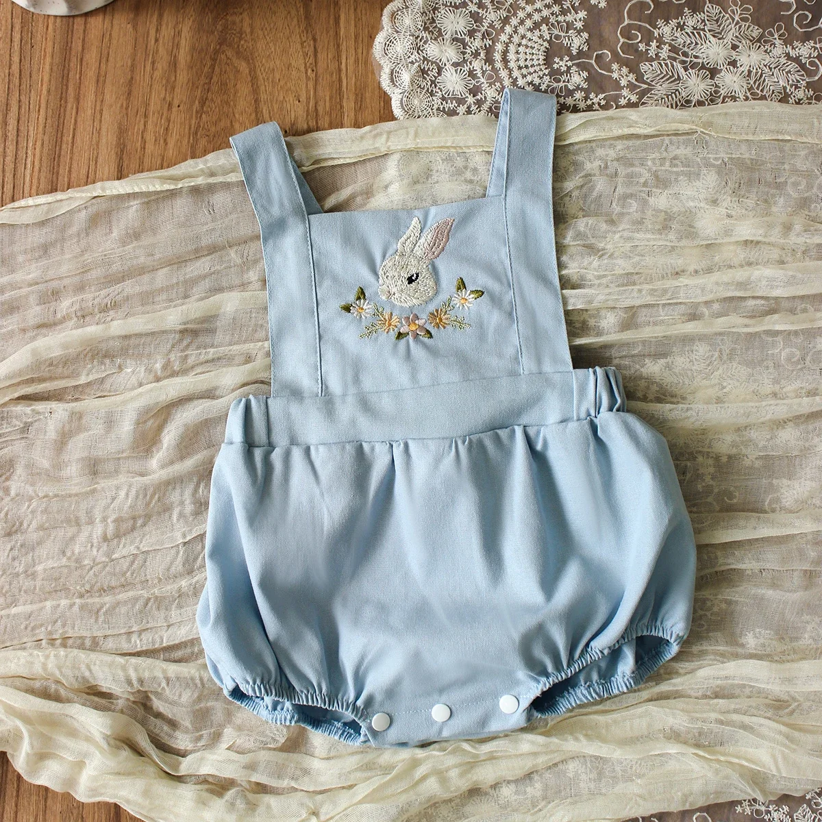 Summer Kids Baby Girls Jumper Pants Summer Breathable Clothing Cute Baby Girl Overalls Infant Girl Sweet Style Clothing