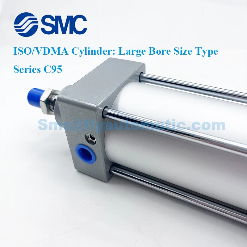 SMC C95 Series Standard Cylinder C95SB63-160 ISO/VDMA Cylinder: Large Bore Size Type