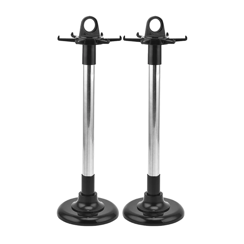 

2 Pieces Kitchen Utensils Stand with 6 Hooks Rotatable Kitchenware Holder Rack Kitchen Utensils Holder T21C