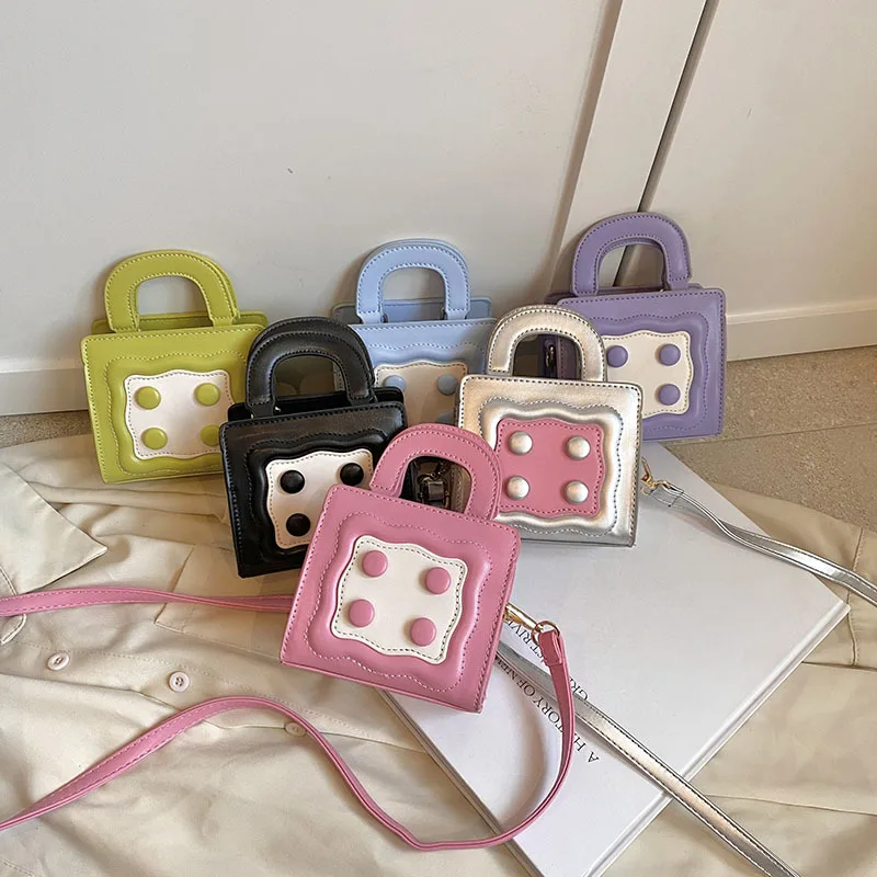 

Korean Style Cute Little Girl Bag 2024 New Children Fashion Handbag Girl Baby Mini Bag Parent-child Shopping Bag
