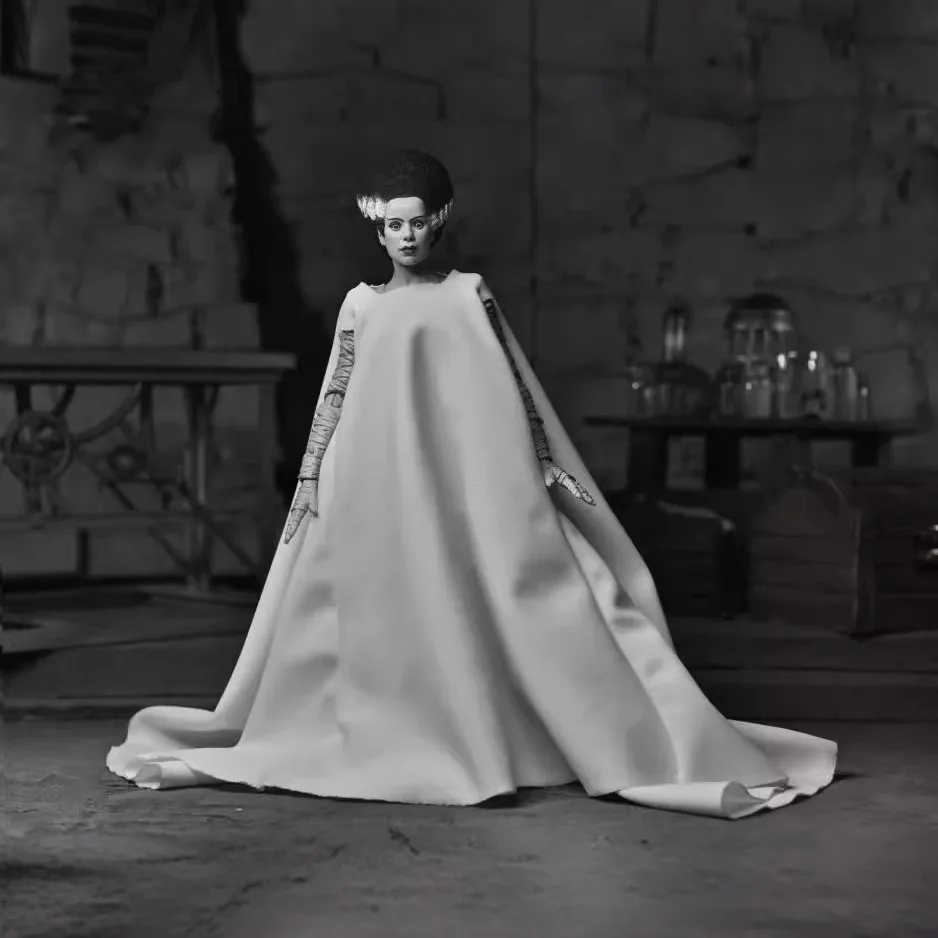 NECA ユニバーサル・モンスターズ フランケンシュタイン フランケンシュタインの花嫁 白黒バージョン アクションフィギュア コレクタブルモデル ギフト