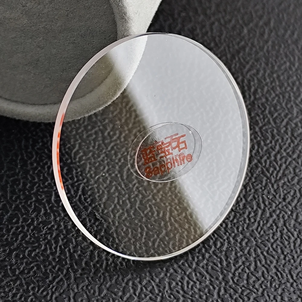 Uhrenteil Saphirglas Dicke 1,0-3,0 mm Durchmesser 24-41 mm Flaches Rundes Transparentes Kristall-Mineralglas Passend für Uhrengehäuse – Detail 3