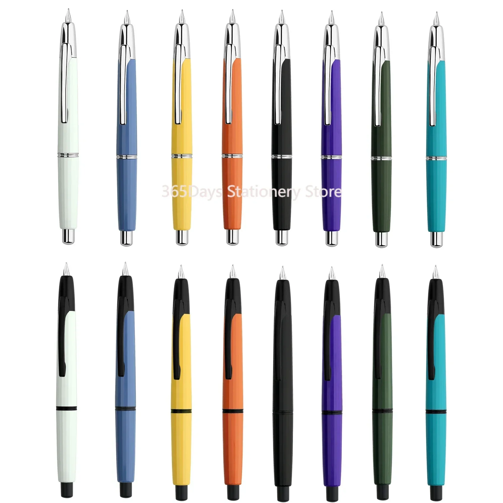 16 Colors MAJOHN A2 Press Resin Fountain Pen Extra EF/F Nib Ink Pen Converter For Writing Christmas Gift Lighter Than A1