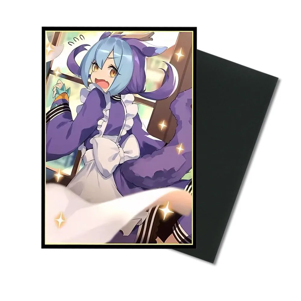

50PCS 63x90mm Holographic Japanese Size Card Sleeves Cartoon Card Protector for YGO Cards Sleeves Board Games Card Cover