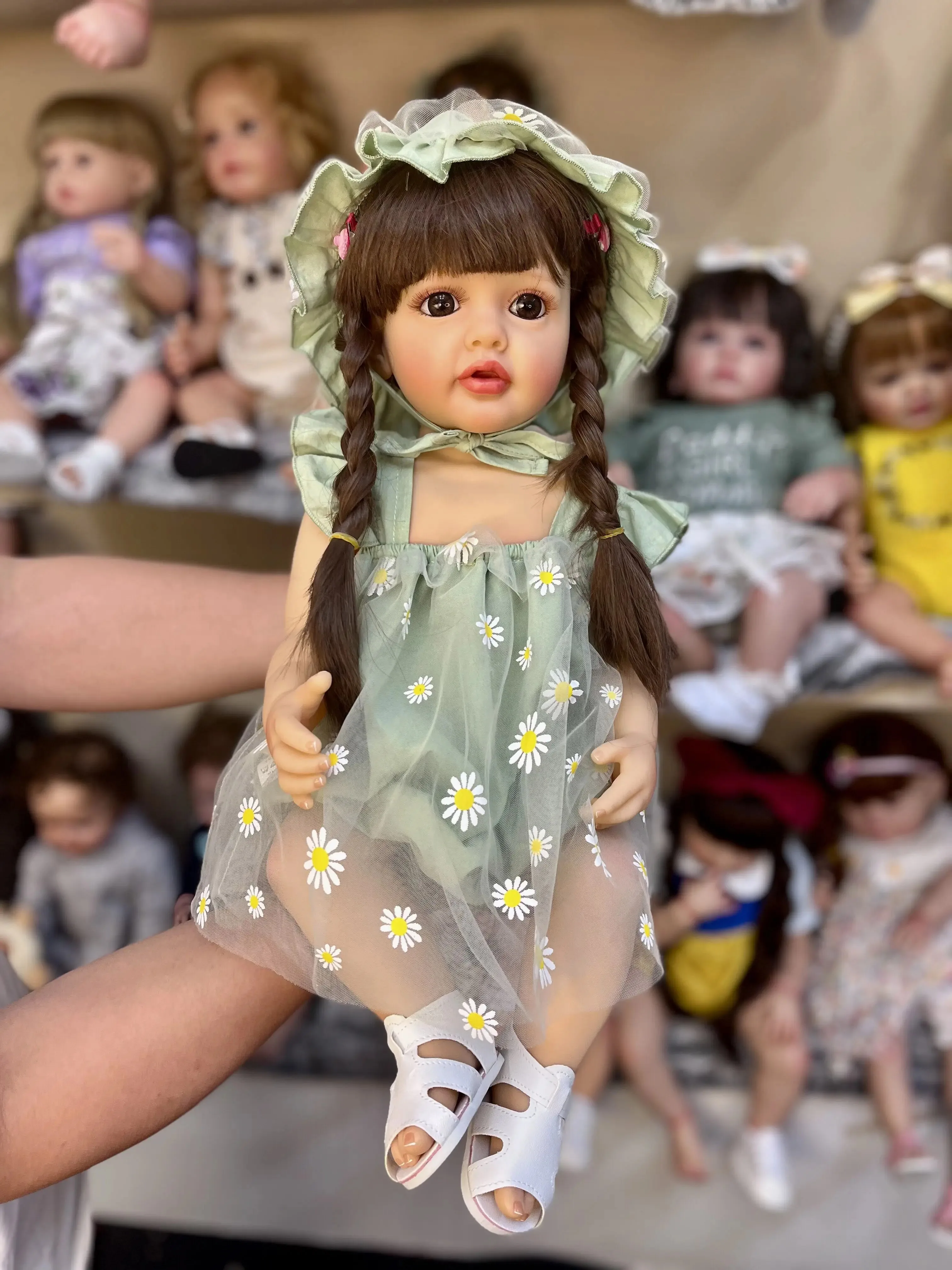 Betty Reborn Toddler Girl, Silicone souple, Vinyle, Amolette, Princesse, Réaliste, Bébé, Beurre, Cadeau de Noël pour les filles, Tout le corps, 55cm