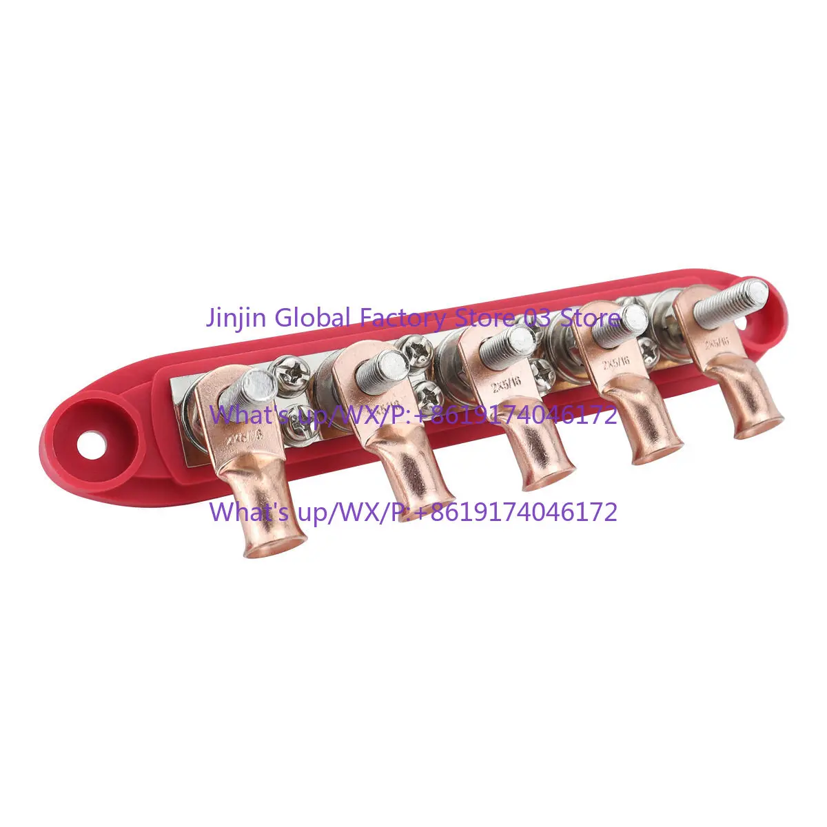 RV yacht M8 nylon flame retardant bus row, automobile 5 + 6 road sink line row 13 road brass wiring straight row