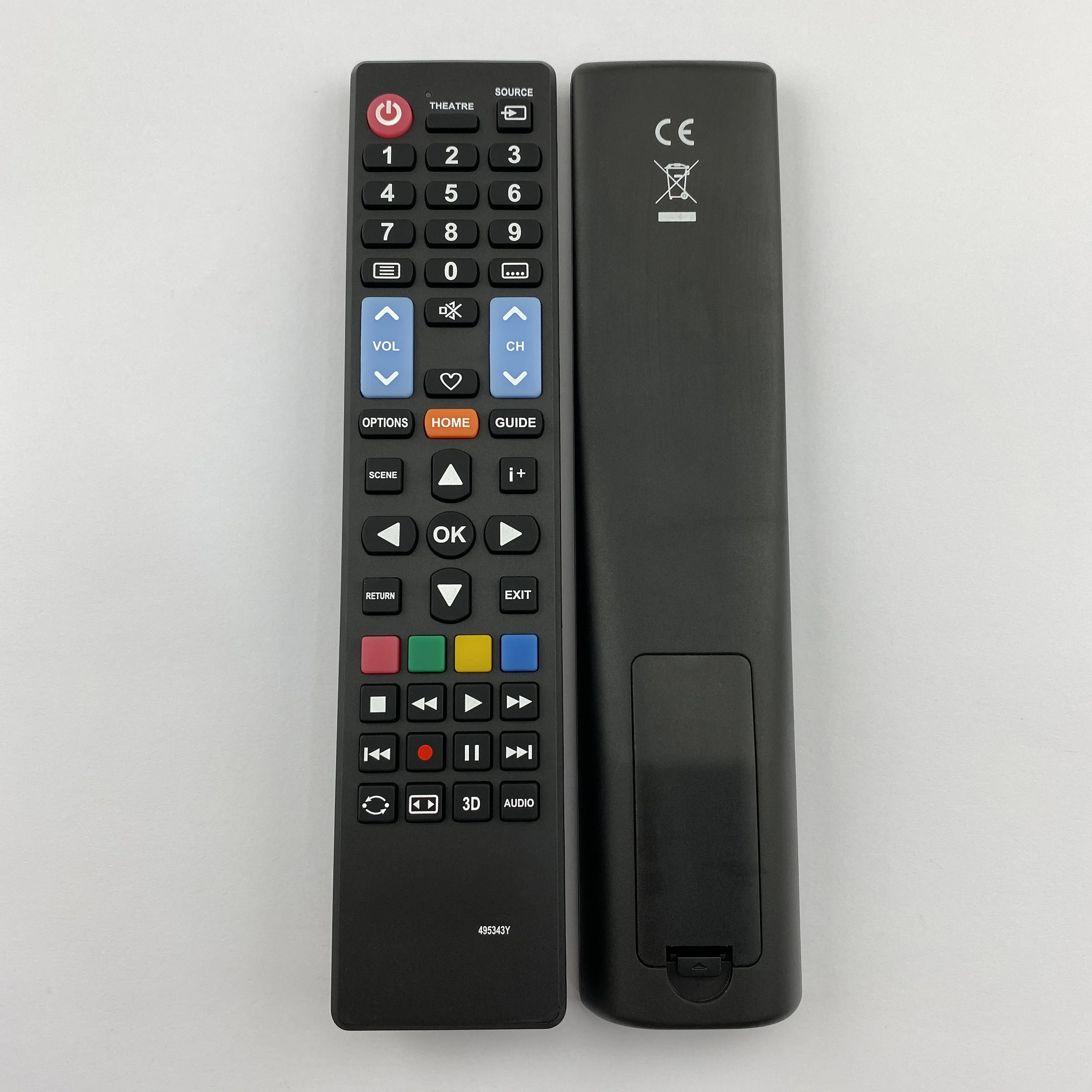 Original Remote Control 495343Y for METRONIC Televisions Infrared Remote Control No Setup Required