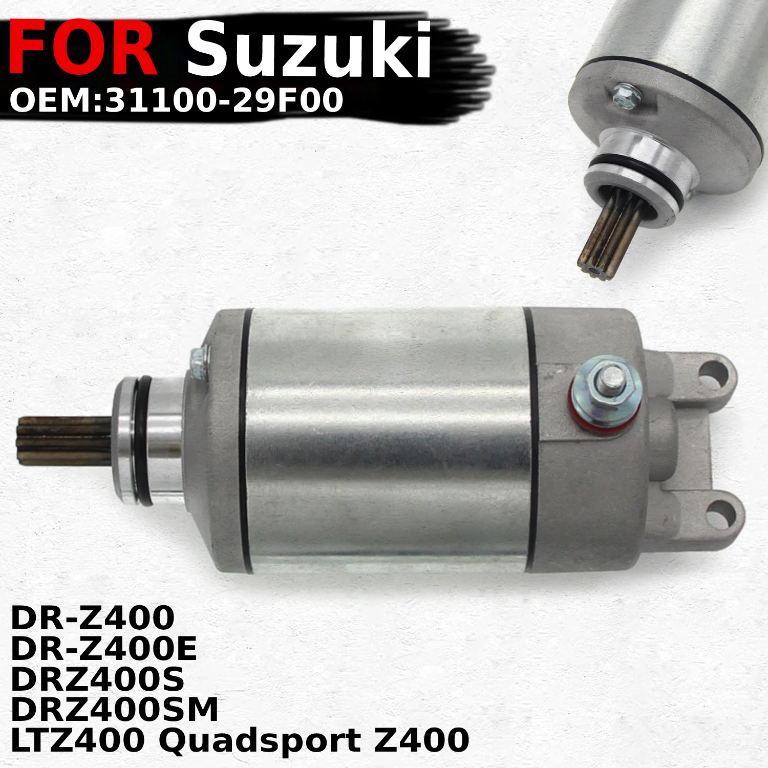 

Электрический стартер мотоцикла 31100-29F00 для Suzuki LTZ400 Quadsport Z400/DR-Z400/DR-Z400E/DRZ400S/DRZ400SM