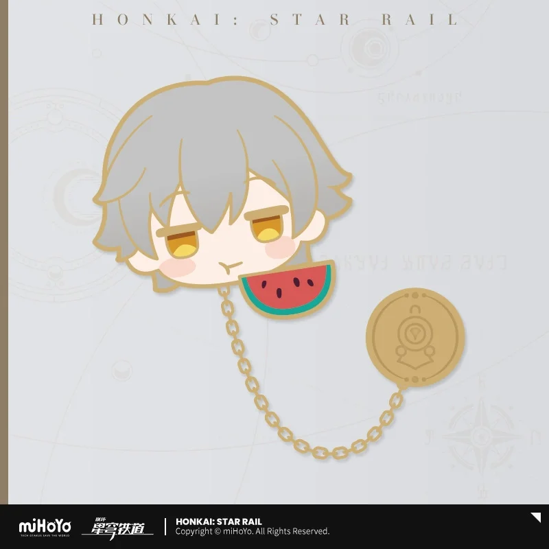 Sunsyea Honkai Star Rail Officiële Merch miHoYo Originele Authentieke PMZLG Metalen Broche Aventurijn Acheron Firefly Dan Heng Kafka