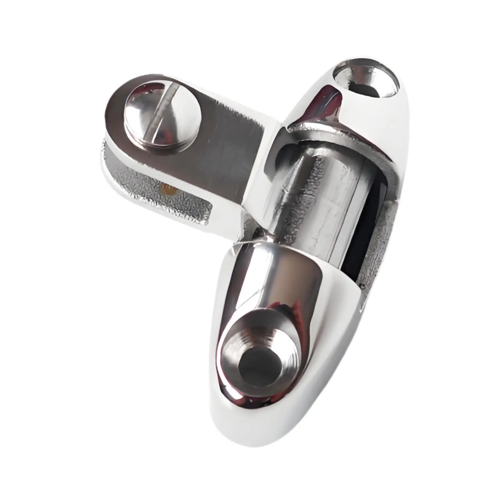 Marine Deck Hinge Stainless Steel Swivel Mount Hardware Bimini Top Bracket Nautical Accessories for Canoe Kayak Folding Boats