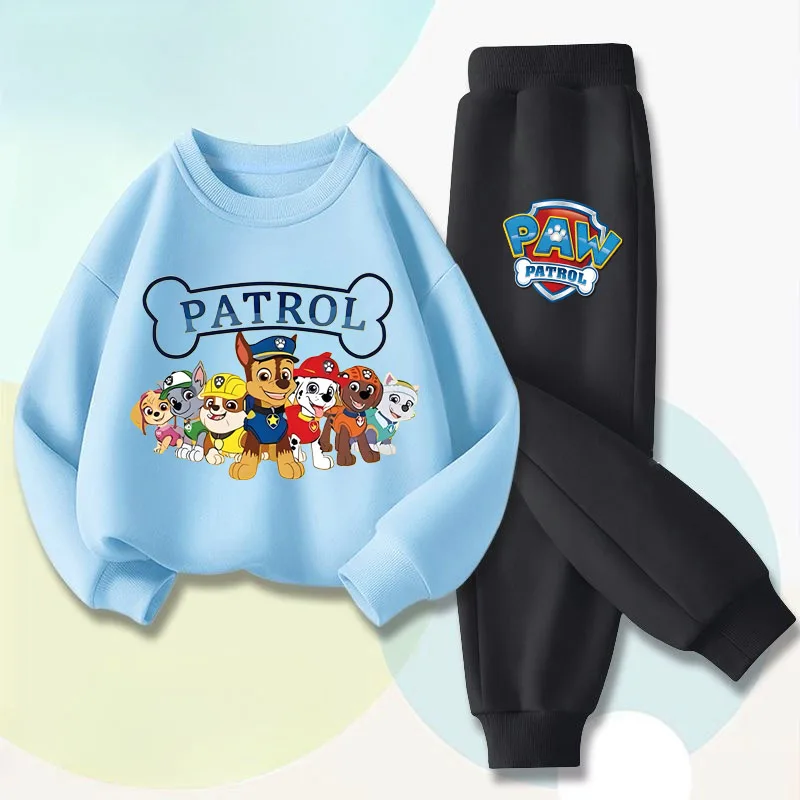 PAW Patrol Baby Jungen Langarm-Pullover und Hose 2-teiliges Set 2026 Herbst Neue Kinder-Sweatshirt-Kollektion Lässiger Trainingsanzug für Kinder