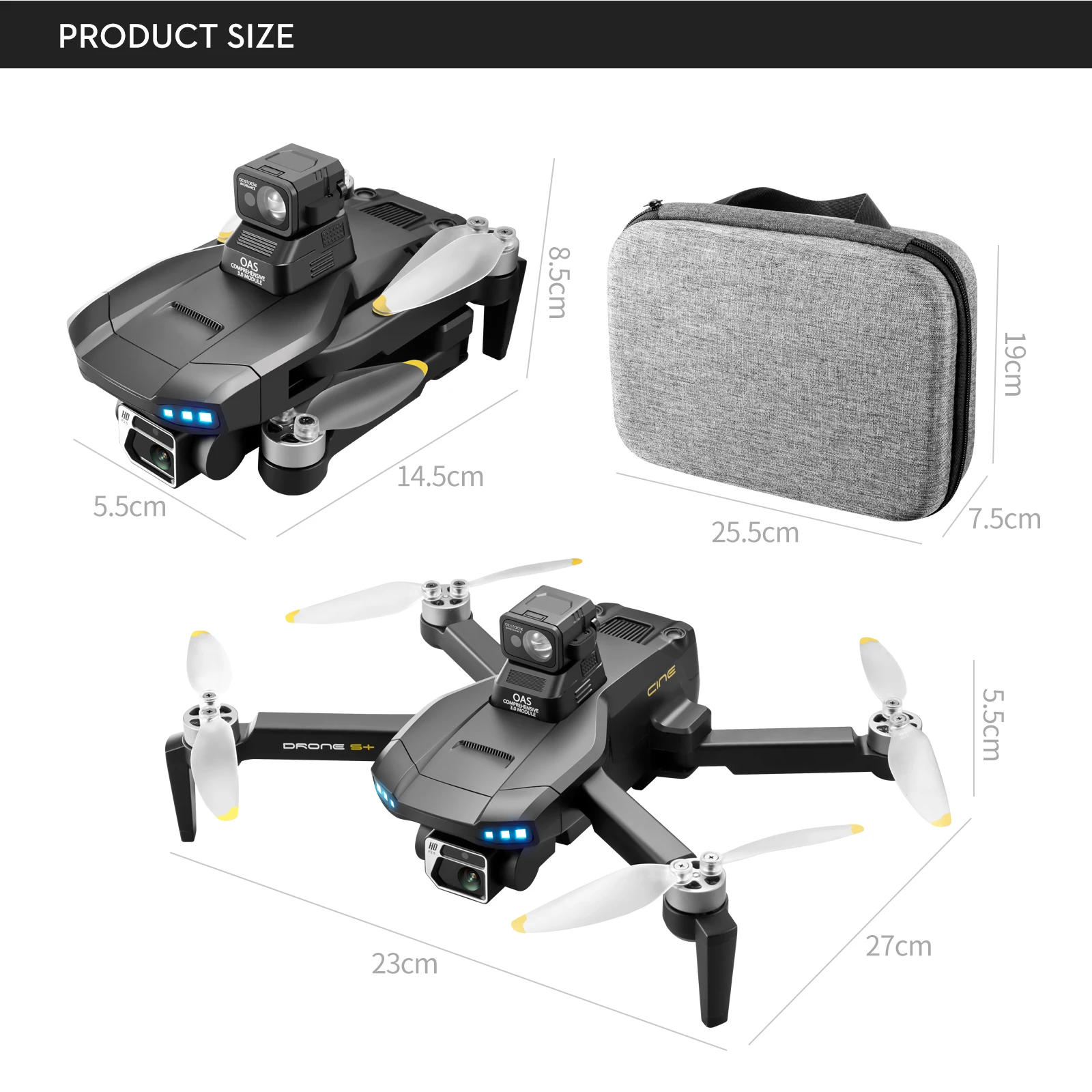 PRO Drone 8K GPS HD Aerial Photography Dual-Camera Omnidirectional Obstacle Avoidance Optical Flow Positioning Drone