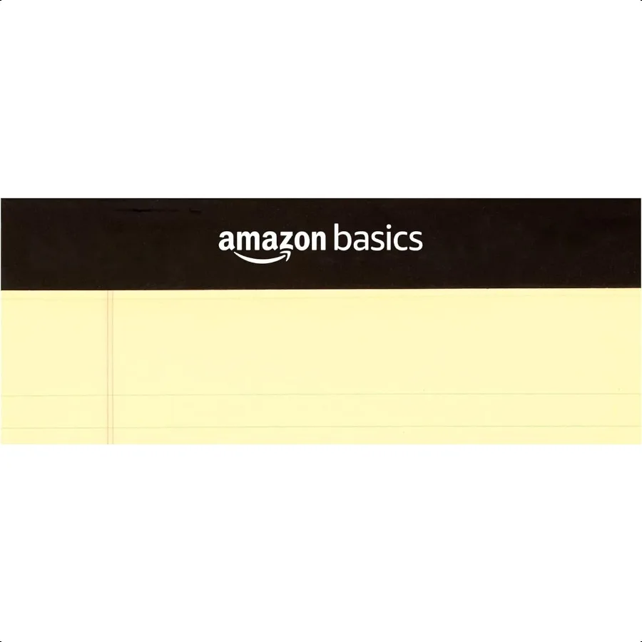 50 sheet Narrow Ruled Lined Writing Note Pad 5 inch x 8 inch 12 Pack Canary