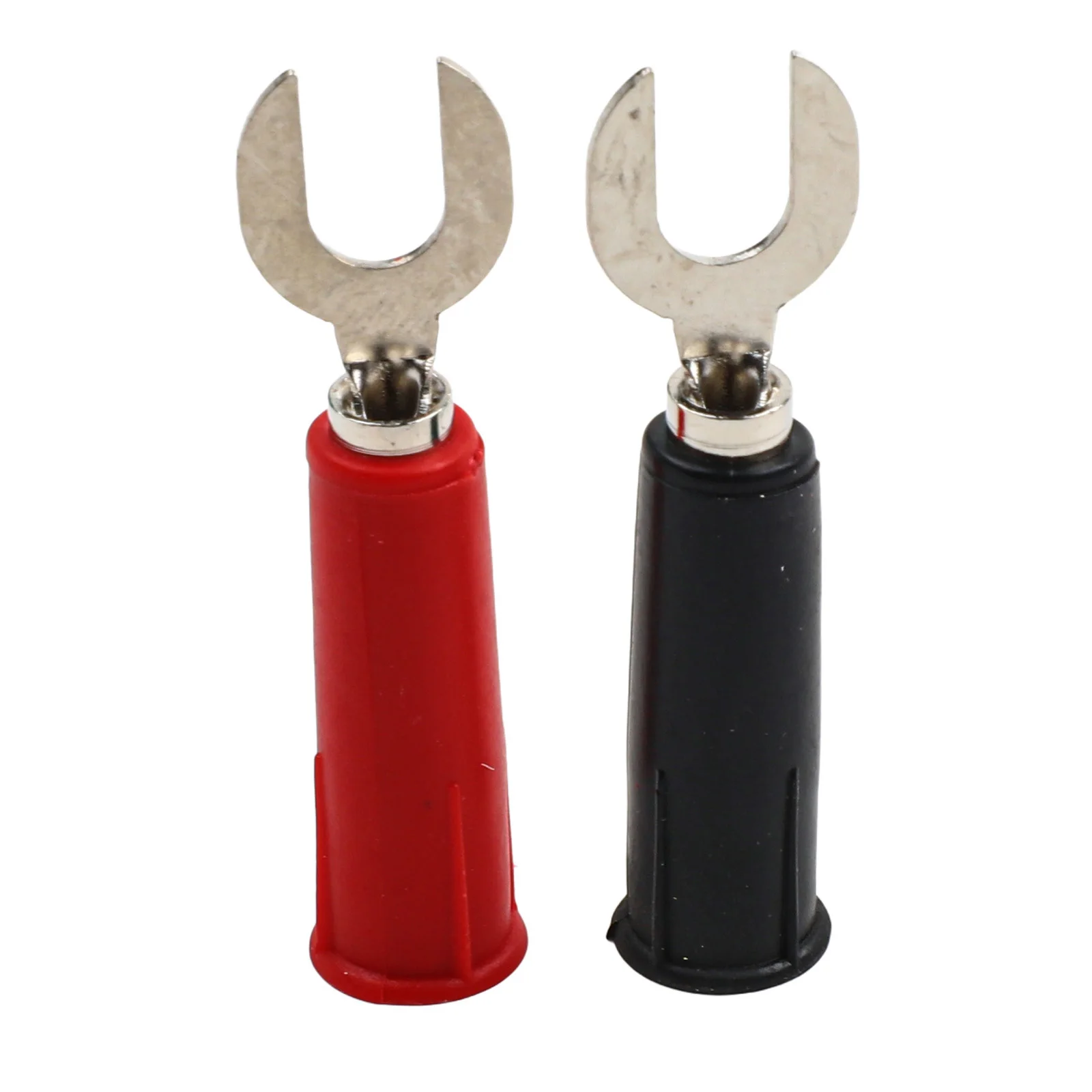 Electrical Test Banana Connector Strong Spring Clip 1m Length 4mm Connector Non-Slip Handle Banana Connector Red Black